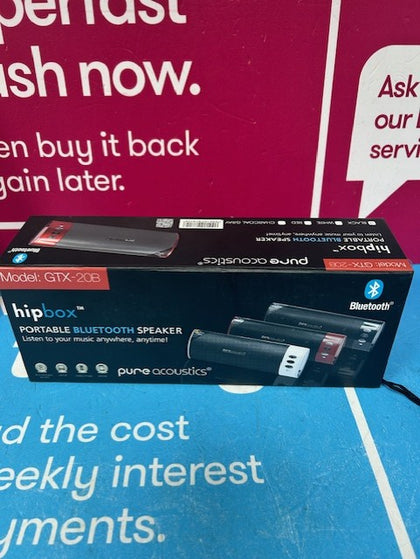 HIPBOX PORTABLE BLUETOOTH SPEAKER **BOXED**.