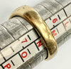 9ct gold diamond ring with red stone size M 1/2