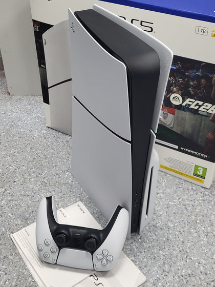 Sony PS5 Slim 1TB  Dsic Edition - Boxed - White - complete