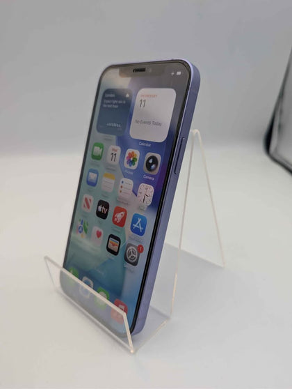 Apple Iphone 12 Mobile Phone - 64GB SSD - Purple - Open Unlocked - Unboxed (78% Battery)