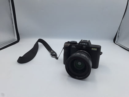 G-Anica 4K 48MP Digital Camera With Strap, Black, Unboxed