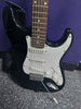 Burswood Black Electric Guitar With Guitar Bag & Stand