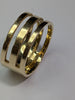 14ct gold vented ring