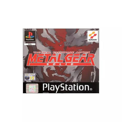 Metal Gear Solid PS1.