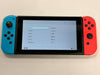 nintendo switch console red and blue joycons