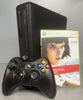 Microsoft Xbox 360s (Slim) Black 4GB Console Bundle ( + Mirror's Edge ) ** Unboxed **