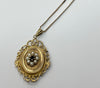 9CT GOLD 20” NECKLACE + ORNATE LOCKET