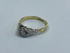 18ct Gold and Platinum Diamond Ring