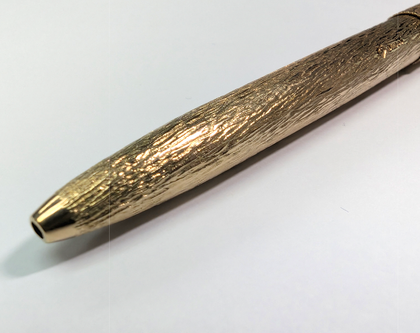 9CT GOLD  1970s VINTAGE DUNHILL PEN BOXED