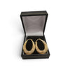 9CT Gold Thick Hoop Style Earrings, 2.3G Weight, 375 Hallmarked, Box Provided