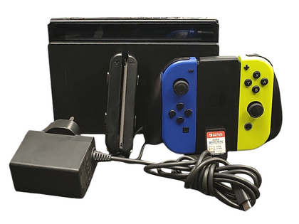 Nintendo Switch Blue/Yellow **Boxed**