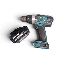 Makita 18v LXT DHP458 Cordless Li-ion 2-Speed 91 Nm Combi Drill With Battery 4.0AH (NO CHARGER)