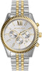 MICHAEL KORS Oversized Lexington Two-Tone Watch