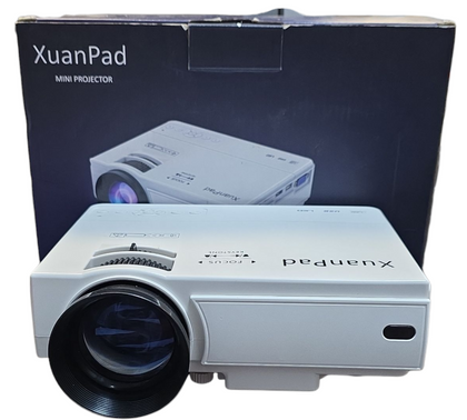XuanPad HD Mini Projektor mit WiFi & Bluetooth (16000 lm), Projector, White