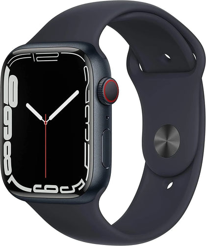Apple Watch Series 7 GPS + Cellular 45mm Midnight Aluminium Case with Midnight Sport Band