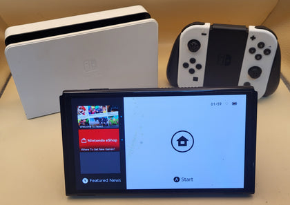 Switch Console - 64GB - OLED + White Joy-Con - Discounted