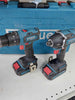 Erbauer 18V 2 x 2.0Ah Li-Ion EXT Brushless Cordless Combi Drill & Impact Driver Twin Pack