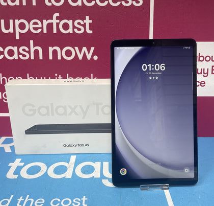 SAMSUNG GALAXY TAB A9 64GB GRAPHITE WIFI AND CELLULAR BOXED.