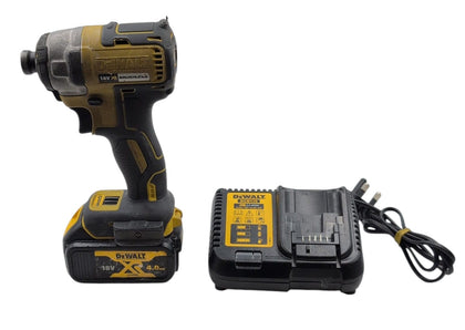 DeWalt DCF887 18 Volt Impact Drill with DeWalt 4.0AH Battery and Charger