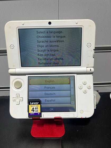 Nintendo 3DS XL White Handheld Console System * No Stylus *