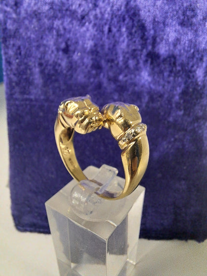 9ct Gold Bulldog Ring - 7.22g - Size U - Great Yarmouth