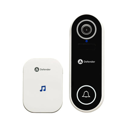 Video Doorbell Camera by Defender - Wi-Fi HD 1080P - 2 Way Audio Human Detection