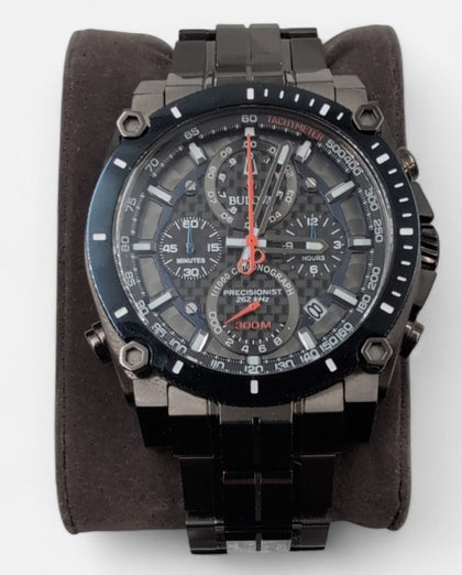Bulova 98B343 46.5mm Precisionist Chronograph Watch