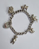 Vintage Silver Charm Bracelet