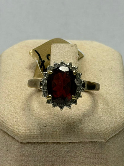 9ct Ladies' Gold Ring (Size O), 3.22g