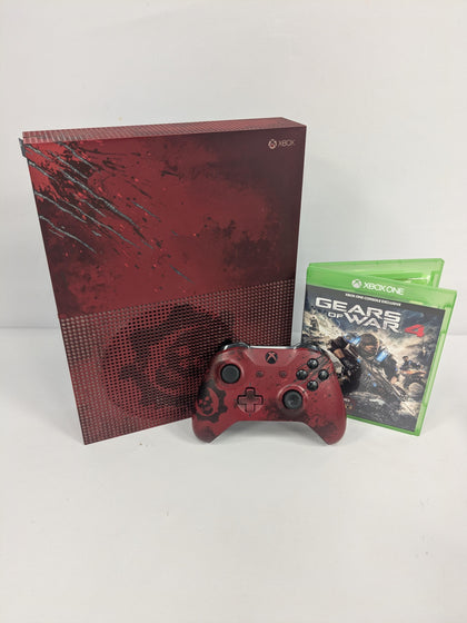 Microsoft Xbox One S 2TB Limited Edition Red Gears Of War Console & Controller