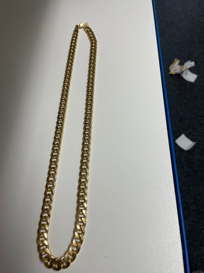 18ct gold curb chain
