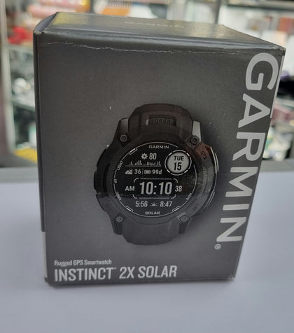 Garmin Instinct 2x Solar Rugged GPS Smart Watch 50mm Black