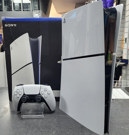 Playstation 5 Slim Digital Edition Console - 1TB - White - Boxed With controller And Stand