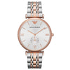 Emporio Armani AR1677 Rose Gold and Stainless Steel Ladies Watch