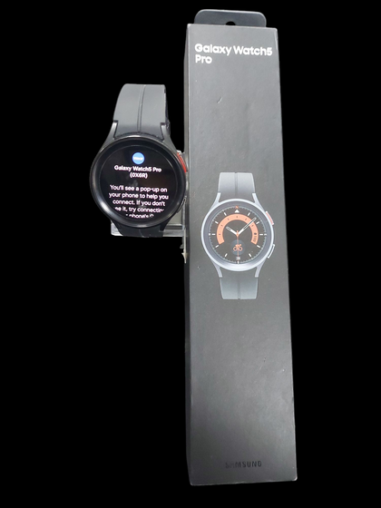 Samsung Galaxy Watch 5 Pro 45mm Cellular Two Buttons Boxed Black
