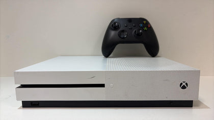 Microsoft Xbox One S 1TB with black controler