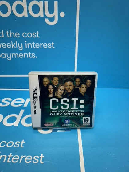 CSI: Dark Motives - Nintendo DS.