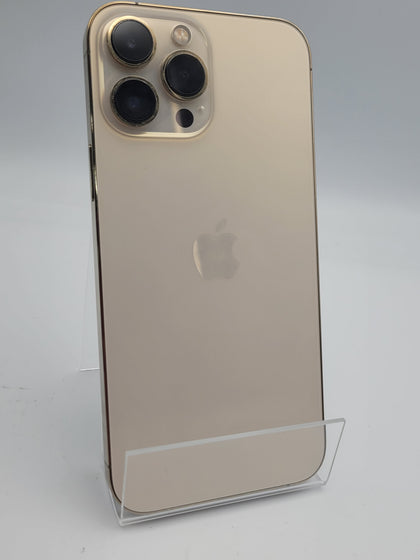 Apple iPhone 13 Pro Max 256GB gold smartphone Unlocked unboxed 86% battery health