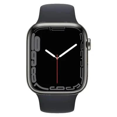 Apple Watch Series 6 Cellular - Space grey Titanium with Black Sports Band - 44mm