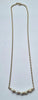 9ct Gold 17 “ necklace with pearls