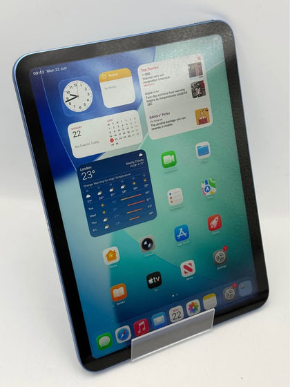 APPLE IPAD A16, 128GB, 11” BLUE, WIFI ONLY, UNBOXED, 97 BAT CAP
