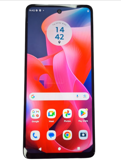 Motorola Moto G24 Mobile Phone, Dual Sim, 4GB RAM, 128GB SSD, Matte Charcoal,