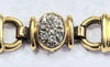 14ct Yellow/White Gold Diamond Bracelet 7.5"
