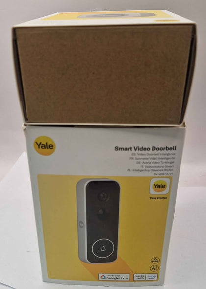 Yale Smart Video Doorbell White Hybrid Bundle - Brand New Boxed With Chime