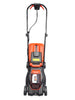Rocwood RWLM20-33 Cordless Electric Lawn Mower - With 2x 20v Lithium Batteries And Charger - Red/Black - Like New