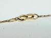 23" 9ct yellow gold ingot pendant and chain