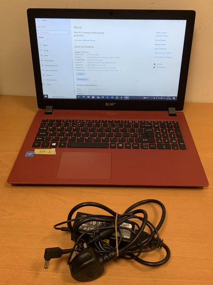Acre Aspire 3 15.6in 4gb/128gb Intel Pentium Red Laptop