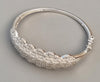 Silver Diamond Bangle