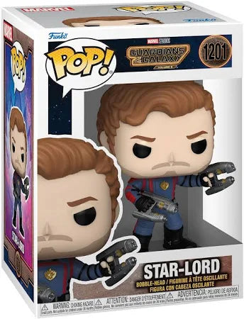 ** Collection Only ** Funko Pop! Marvel: Guardians of The Galaxy Volume 3 - Star-Lord #1201