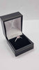 9ct White Gold Ring With Pink Stone - Size N - 2.07 Grams